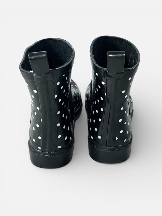 Capelli New York Women's Size 8 Black Ankle Rain Boots - Picture 4 of 8